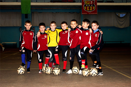 Тренировка в детском Европейском Футбольном Клубе PATRICK FC